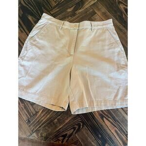 Lauren Ralph Lauren Shorts Womens 10 Khaki Safari Hong Kong 80s 90s Y2K Grunge